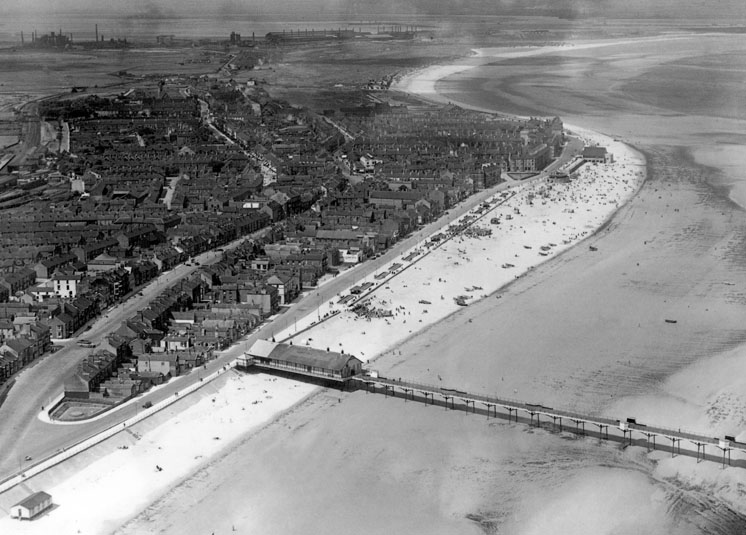 Redcar Aerial View circa 1930